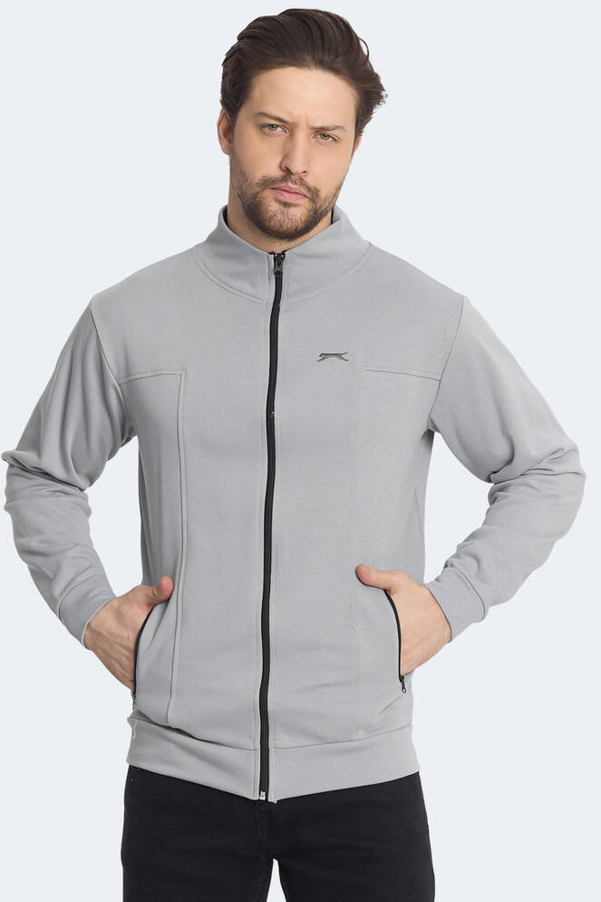 Slazenger KAGISONA Erkek Sweatshirt Gri