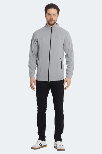 Slazenger KAGISONA Erkek Sweatshirt Gri - Thumbnail