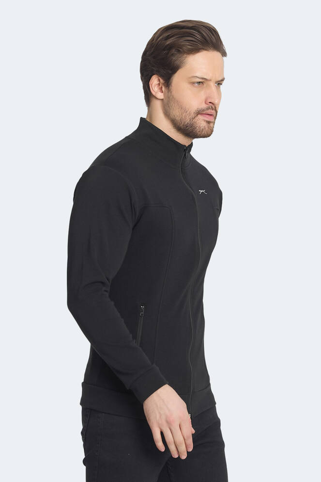 Slazenger KAGISONA Erkek Sweatshirt Siyah