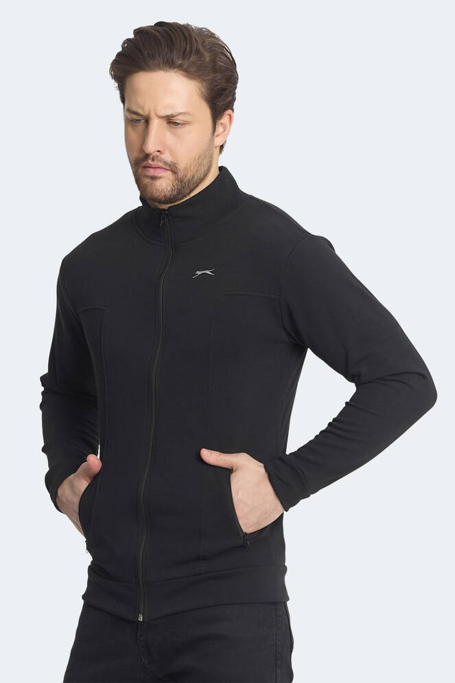 Slazenger KAGISONA Erkek Sweatshirt Siyah