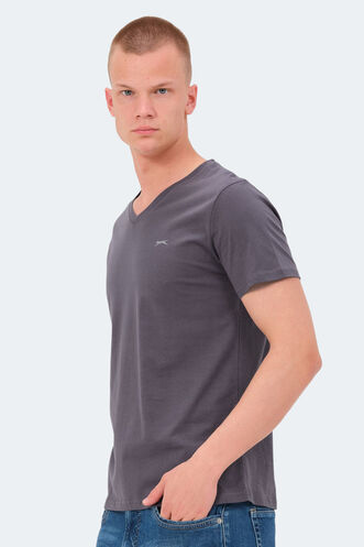 Slazenger KAIJA Men's T-Shirt Dark Gray - Thumbnail