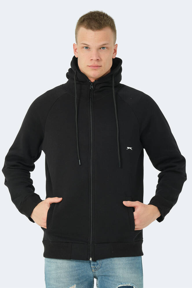 Slazenger KAINAN Erkek Sweatshirt Siyah