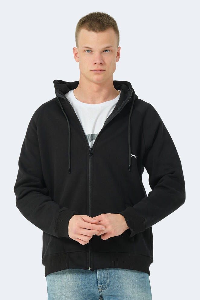 Slazenger KAINAN Erkek Sweatshirt Siyah