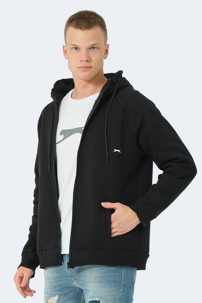 Slazenger KAINAN Erkek Sweatshirt Siyah