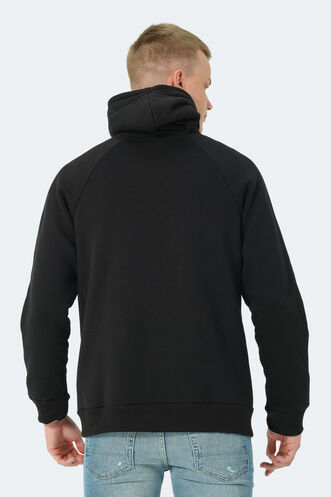 Slazenger KAINAN Men's Sweatshirt Black - Thumbnail