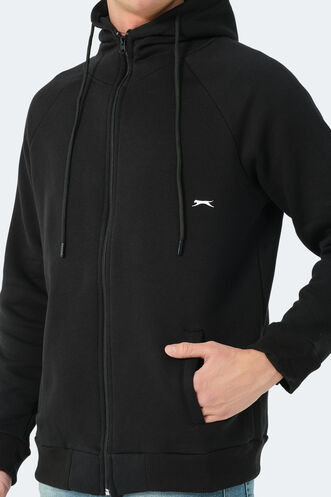 Slazenger KAINAN Men's Sweatshirt Black - Thumbnail