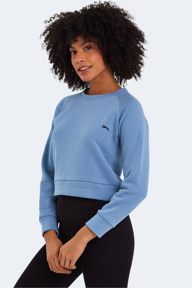 Slazenger KAITO Kadın Sweatshirt Mavi