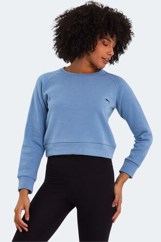 Slazenger KAITO Women's Sweatshirt Blue - Thumbnail