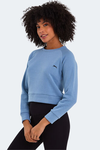 Slazenger KAITO Women's Sweatshirt Blue - Thumbnail