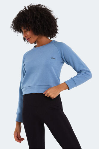 Slazenger KAITO Women's Sweatshirt Blue - Thumbnail