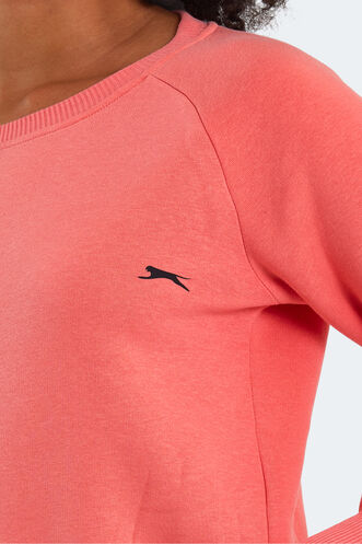 Slazenger KAITO Women's Sweatshirt Coral - Thumbnail