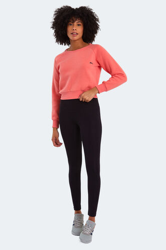 Slazenger KAITO Women's Sweatshirt Coral - Thumbnail