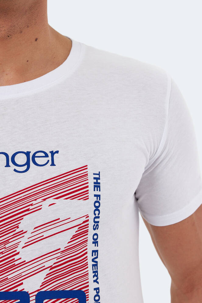 Slazenger KALJU Erkek Kısa Kollu T-Shirt Beyaz