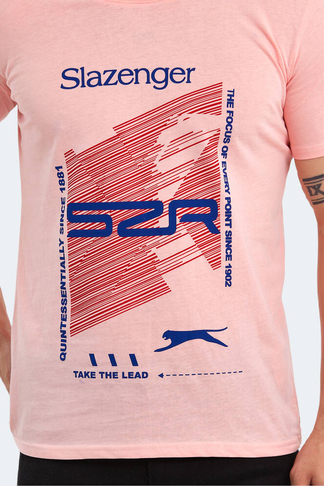 Slazenger KALJU Erkek Kısa Kollu T-Shirt Somon