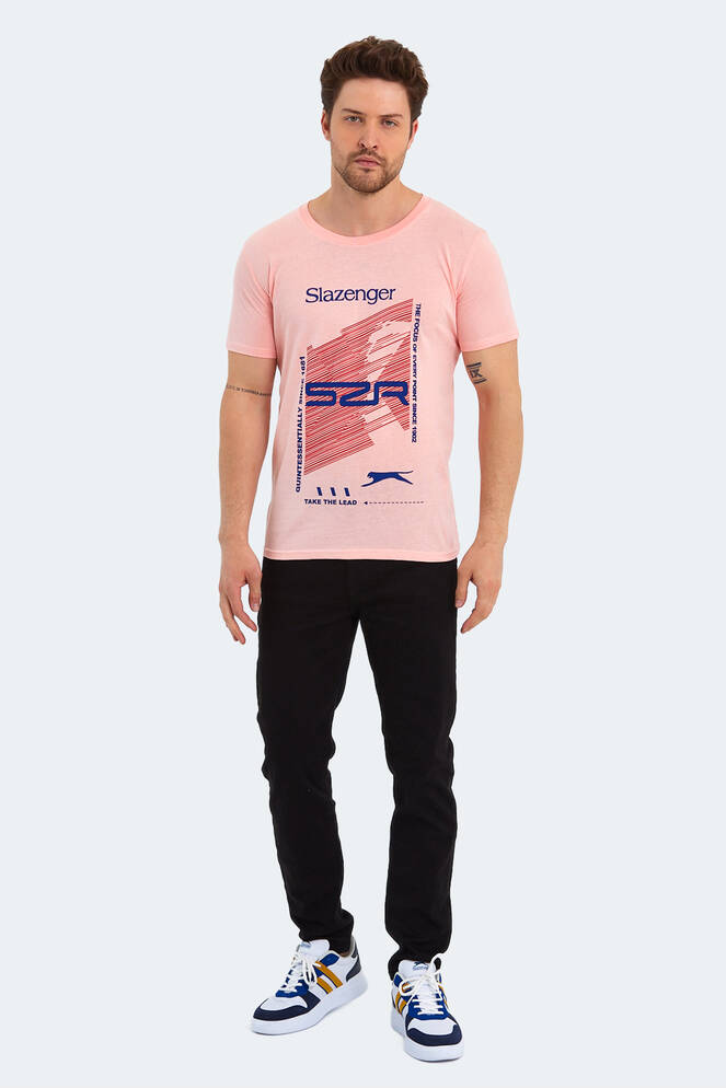 Slazenger KALJU Erkek Kısa Kollu T-Shirt Somon