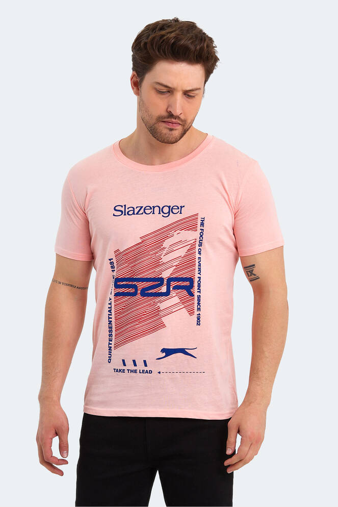 Slazenger KALJU Erkek Kısa Kollu T-Shirt Somon