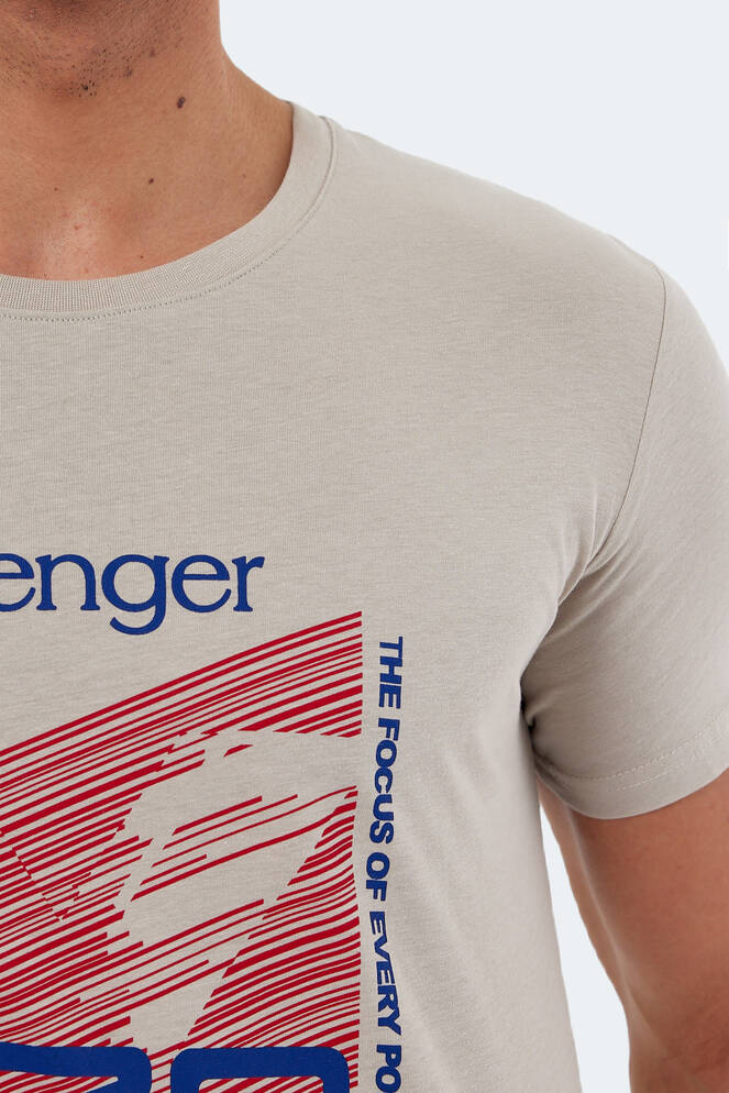 Slazenger KALJU Erkek Kısa Kollu T-Shirt Taş Gri