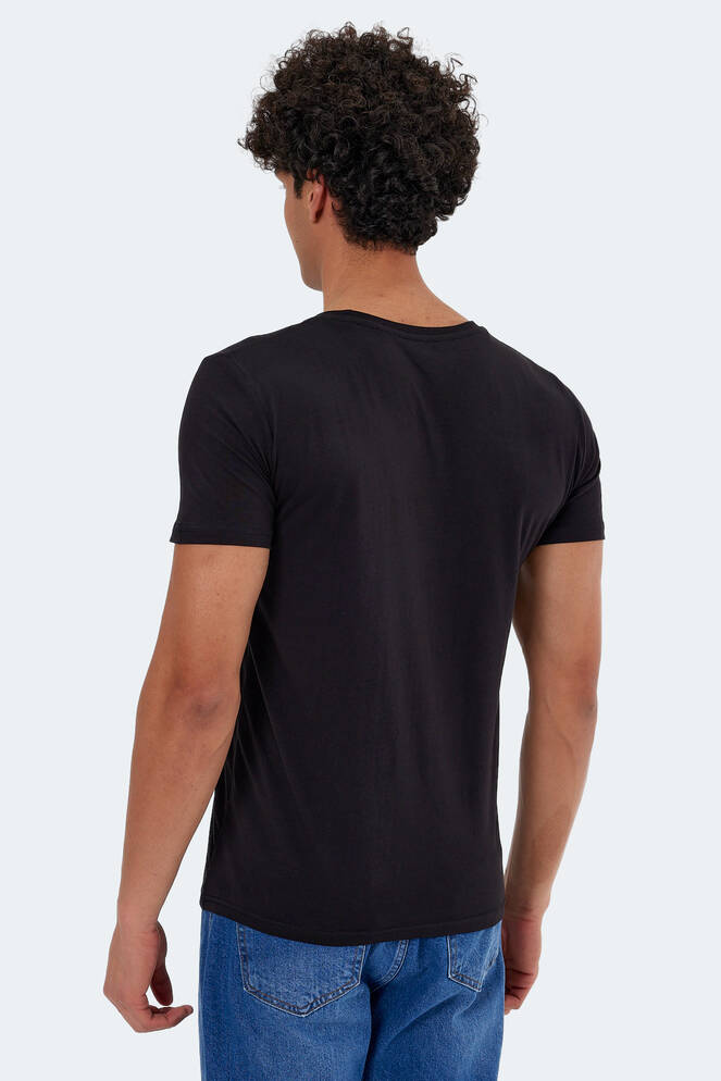 Slazenger KALJU Men's Short Sleeve T-Shirt Black