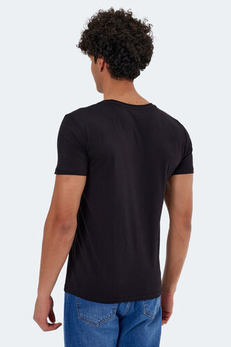 Slazenger KALJU Men's Short Sleeve T-Shirt Black - Thumbnail