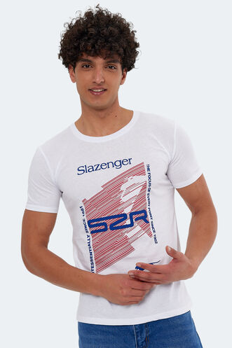 Slazenger KALJU Men's Short Sleeve T-Shirt White - Thumbnail