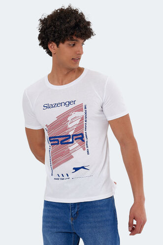 Slazenger KALJU Men's Short Sleeve T-Shirt White - Thumbnail