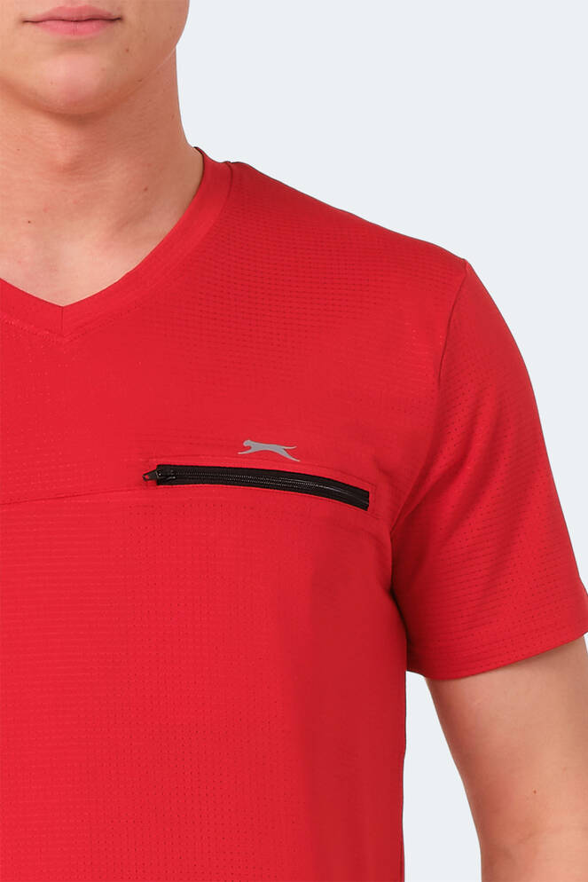 Slazenger KALLIAS Erkek Tişört Kırmızı