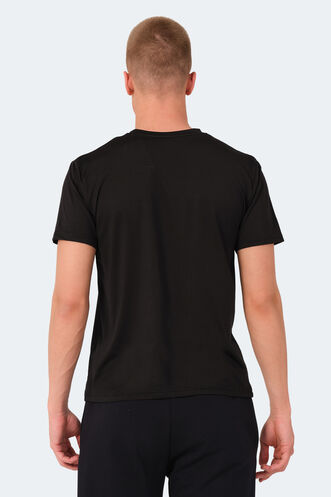 Slazenger KALLIAS Men's T-Shirt Black - Thumbnail