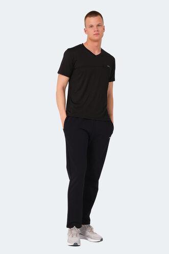 Slazenger KALLIAS Men's T-Shirt Black - Thumbnail