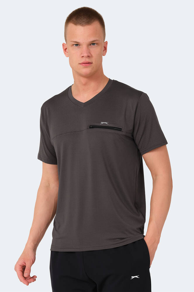 Slazenger KALLIAS Men's T-Shirt Dark Gray