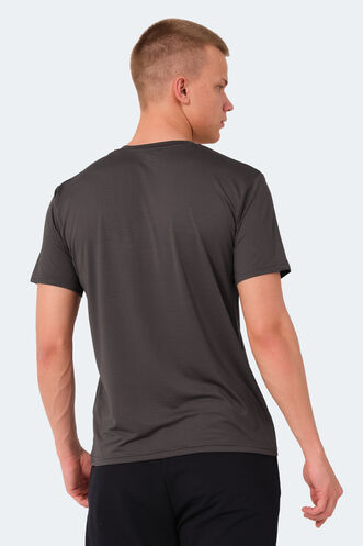 Slazenger KALLIAS Men's T-Shirt Dark Gray - Thumbnail