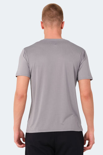 Slazenger KALLIAS Men's T-Shirt Gray - Thumbnail