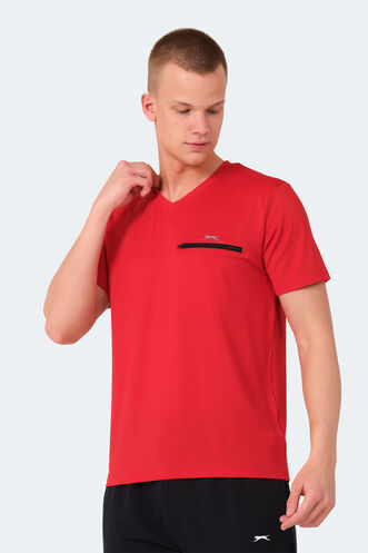 Slazenger KALLIAS Men's T-Shirt Red - Thumbnail