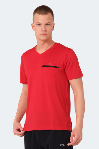 Slazenger KALLIAS Men's T-Shirt Red - Thumbnail