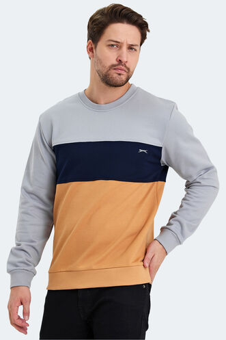 Slazenger KALYN Erkek Sweatshirt Gri - Thumbnail