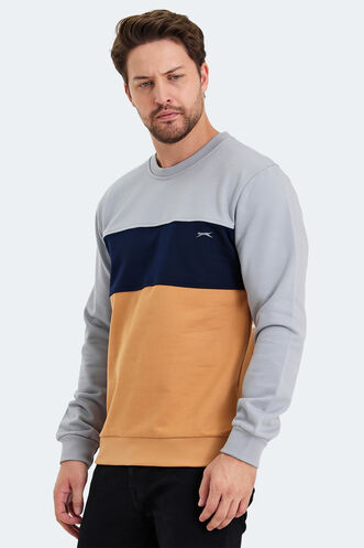 Slazenger KALYN Erkek Sweatshirt Gri - Thumbnail