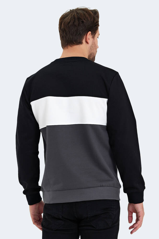 Slazenger KALYN Erkek Sweatshirt Siyah