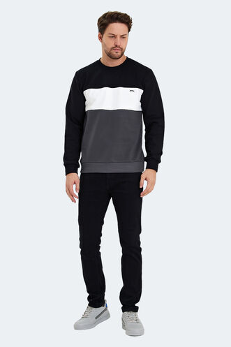 Slazenger KALYN Men's Sweatshirt Black - Thumbnail