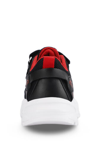 Slazenger KANNER Sneaker Boys' Shoes Black - Red - Thumbnail