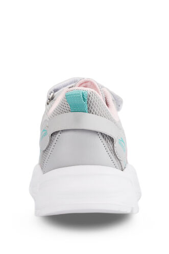 Slazenger KANNER Sneaker Girls Children's Shoes Gray - Pink - Thumbnail