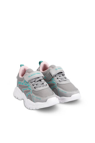 Slazenger KANNER Sneaker Girls Children's Shoes Gray - Pink - Thumbnail