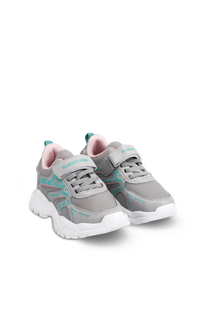 Slazenger KANNER Sneaker Girls Children's Shoes Gray - Pink