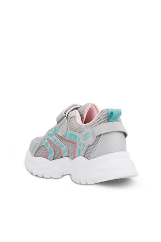 Slazenger KANNER Sneaker Girls Children's Shoes Gray - Pink - Thumbnail