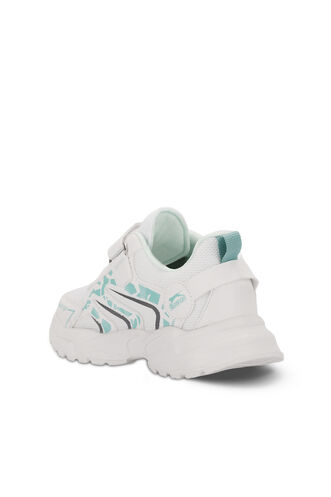 Slazenger KANNER Sneaker Girls Children's Shoes White - Green - Thumbnail