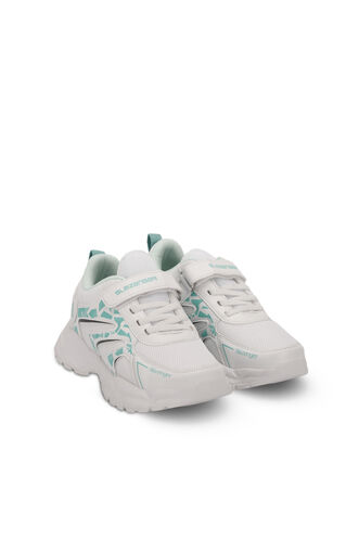 Slazenger KANNER Sneaker Girls Children's Shoes White - Green - Thumbnail