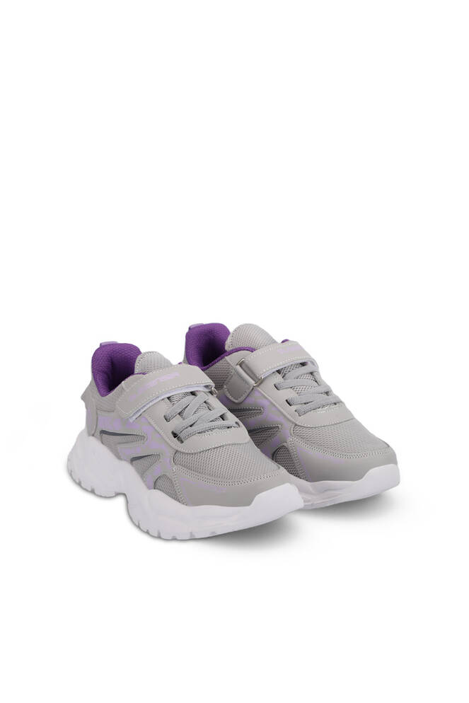 Slazenger KANNER Sneaker Girls Children's Shoes Gray - Purple