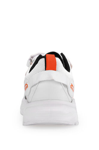 Slazenger KANNER Sneaker Girls Children's Shoes White - Orange - Thumbnail