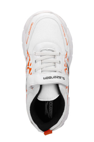 Slazenger KANNER Sneaker Girls Children's Shoes White - Orange - Thumbnail