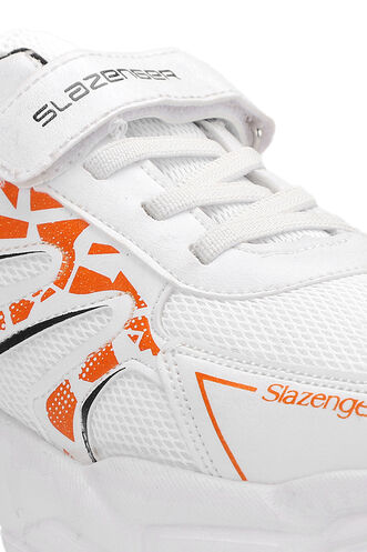 Slazenger KANNER Sneaker Girls Children's Shoes White - Orange - Thumbnail