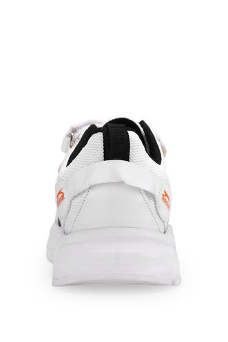 Slazenger KANNER Sneaker Girls Children's Shoes White - Orange - Thumbnail