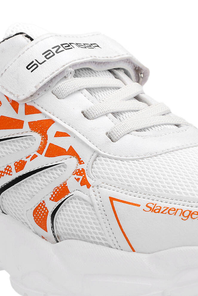 Slazenger KANNER Sneaker Kız Çocuk Ayakkabı Beyaz - Turuncu